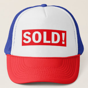 Sold trucker hat, for sale ! hat