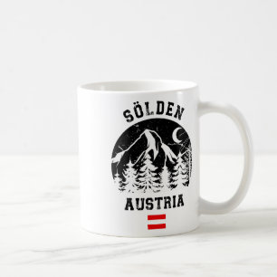 Sölden Austria Alps Ski Resort Alpine Skiing Austr Coffee Mug