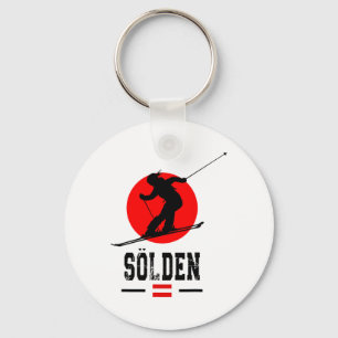 Sölden Austria Ski Resort Alps Austrian Skiing Sou Key Ring