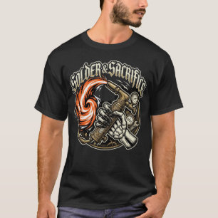Solder And Sacrifice Plumbing Plumber Gift  T-Shirt