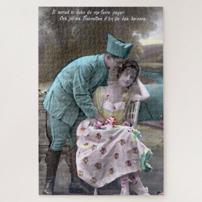 Soldier and Lover Jigsaw Puzzle (Vertical)
