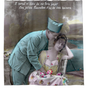 Soldier and Lover Shower Curtain