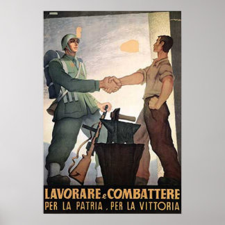 Soldier and Worker Poster