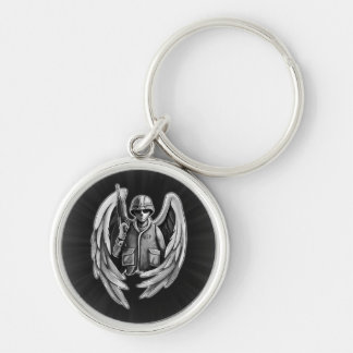 Soldier Angel Design Key Ring