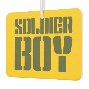 SOLDIER BOY CAR AIR FRESHENER