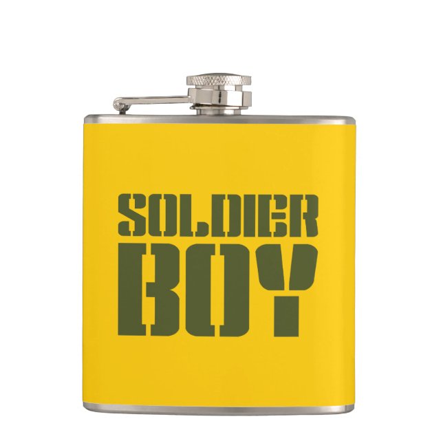 SOLDIER BOY HIP FLASK (Front)