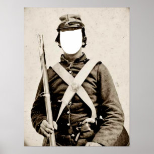 Soldier civil war Poster