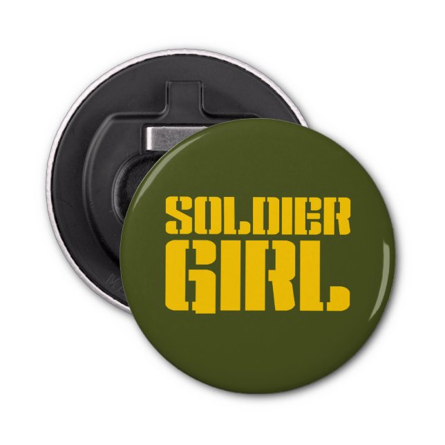 SOLDIER GIRL BOTTLE OPENER (Front)