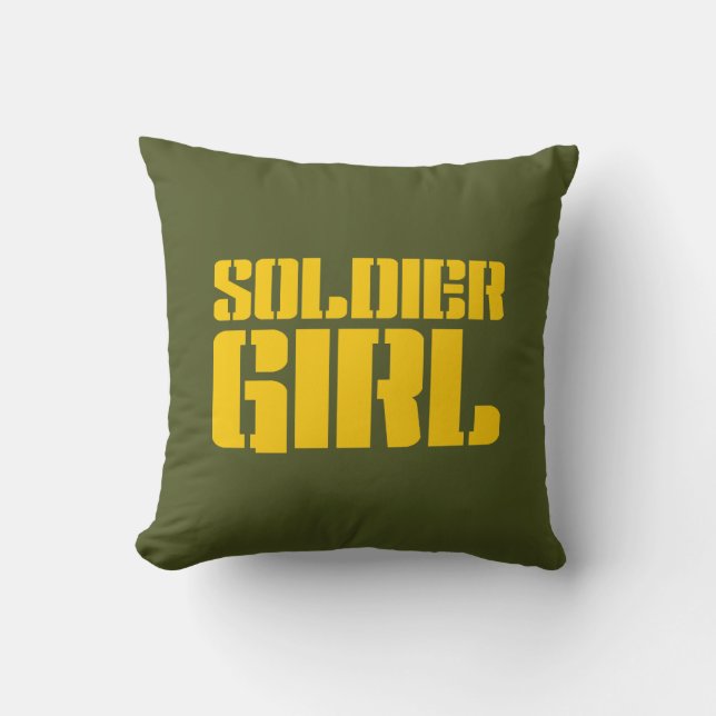 SOLDIER GIRL CUSHION (Front)