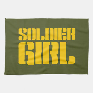 SOLDIER GIRL TEA TOWEL