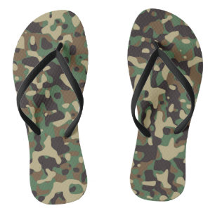 Soldier Joe GI Camouflage Party Flip Flops