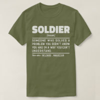 Soldier Noun Definition Retired Veteran Dad Cool