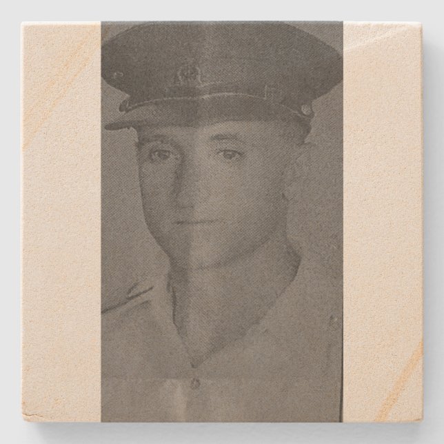 Soldier of Burma Stone Coaster (Front)