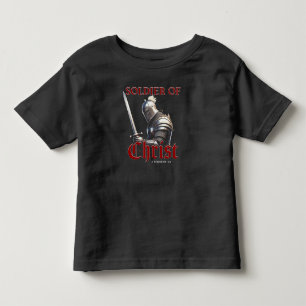 Soldier of Christ 2 Timothy 2:3 Christian Bible Toddler T-Shirt