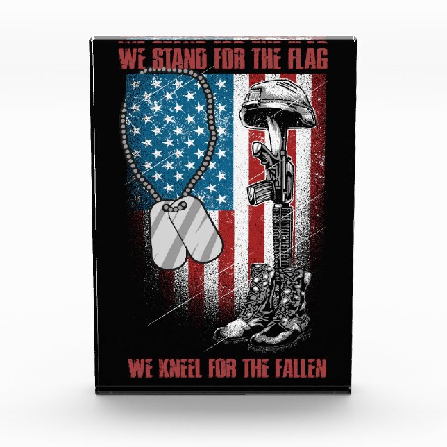 Soldier Quote Photo Block (Front)