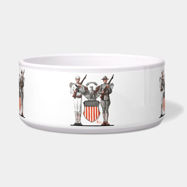 Soldier, Sailor and U.S. Shield (Front)