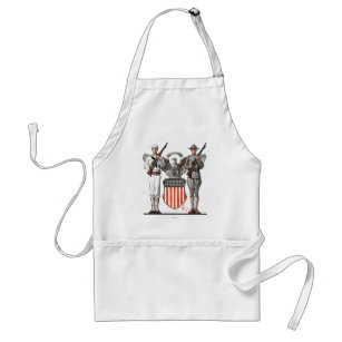 Soldier, Sailor and U.S. Shield Standard Apron