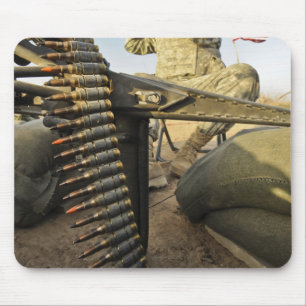 soldier scouts for enemy activity mouse pad