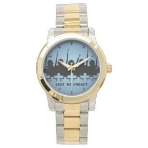 Soldier Tribute Watch Lest We Forget Wrist Watch