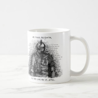 Soldier Warrior - Oath Customise Background Colour Coffee Mug