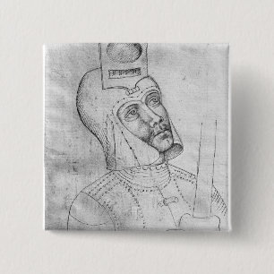 Soldier wearing a visored helmet 15 cm square badge