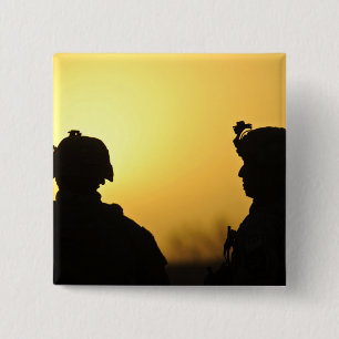 soldiers 15 cm square badge