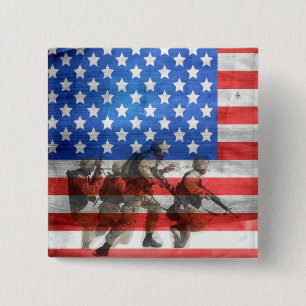 Soldiers 15 Cm Square Badge