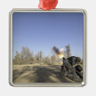 soldiers 2 metal ornament