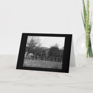 Soldiers by the Appomattox Court House 1865 Card