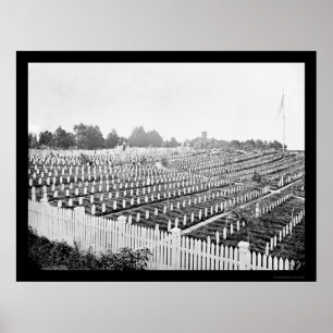 Soldiers' Cemetary in Alexandria, VA 1865 Poster