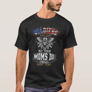 Soldiers Don't Brag But Moms Soldier Hero Proud Mi T-Shirt