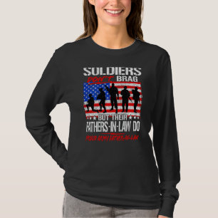 Soldiers Don't Brag Proud Army Father In Law Shirt