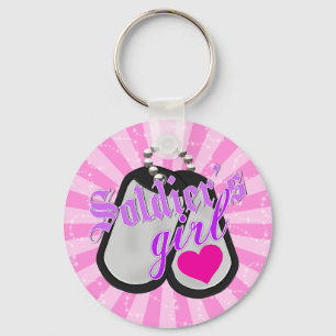 Soldier's Girl Key Ring