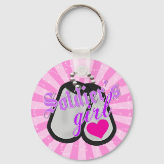 Soldier's Girl Key Ring