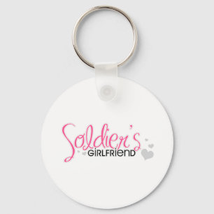 Soldier's Girlfriend (Pink) Key Ring