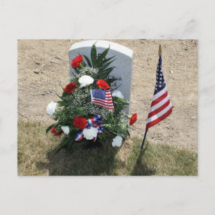 Soldier's Grave Postcard