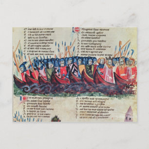 Soldiers in their Ships Postcard