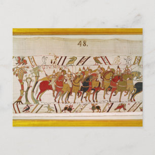 Soldiers leaving Hastings to do battle with Postcard