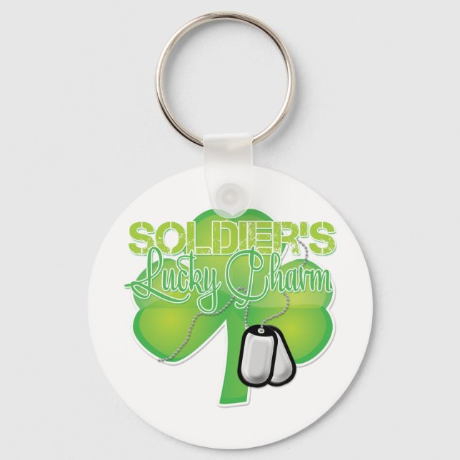 Soldier's Lucky Charm Key Ring (Front)