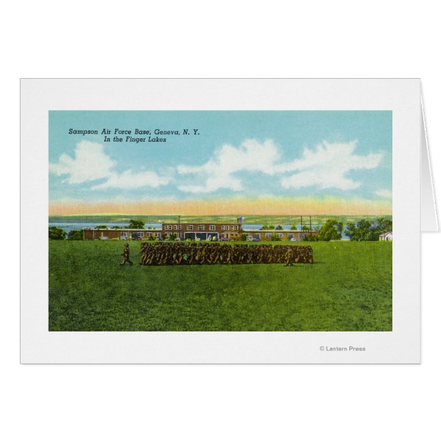 Soldiers Marching in Formation (Front Horizontal)