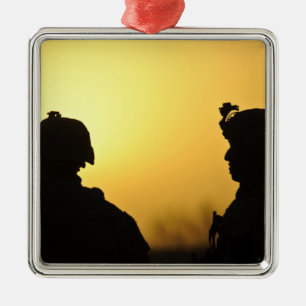 soldiers metal tree decoration
