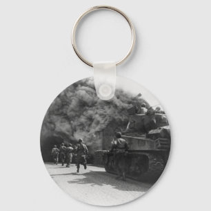 Soldiers of the 55th Armoured Infantry World War Key Ring