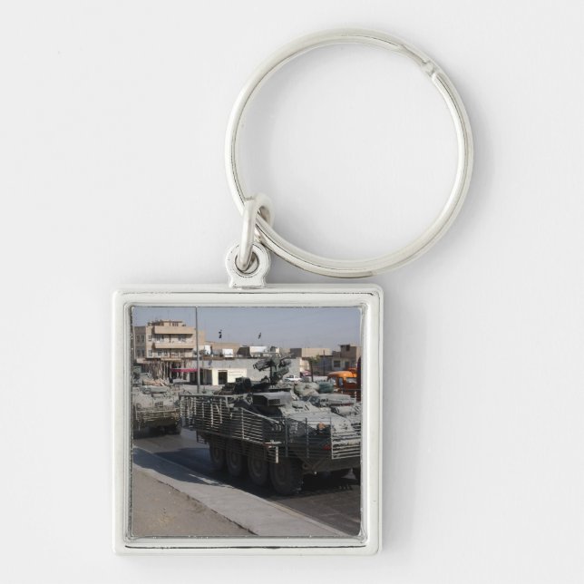 soldiers patrolling key ring (Front)