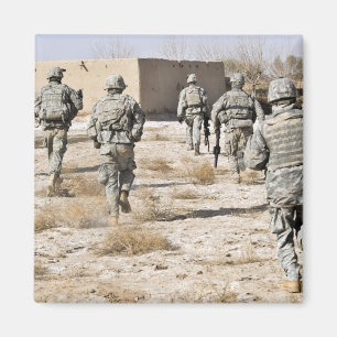 soldiers respond to a small arms attack magnet