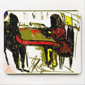 soldiers school girl mouse pad
