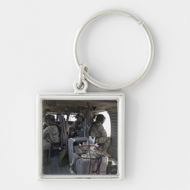 soldiers watch for hazards key ring (Front)