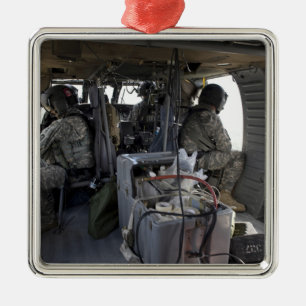 soldiers watch for hazards metal tree decoration