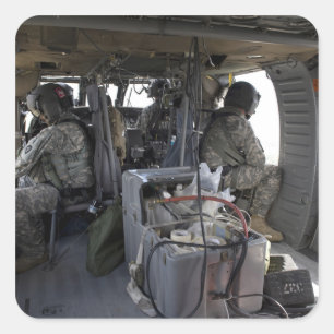 soldiers watch for hazards square sticker