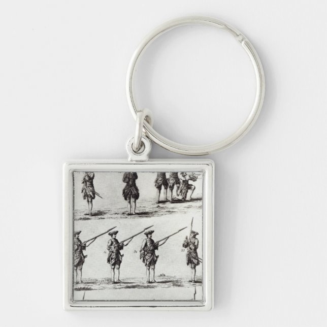 Soldiers with bayonets key ring (Front)
