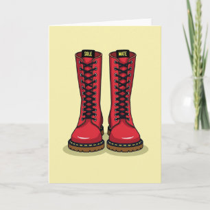 Sole Mate Love Boots Card